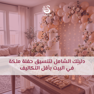 تنسيق حفلة ملكة في البيت